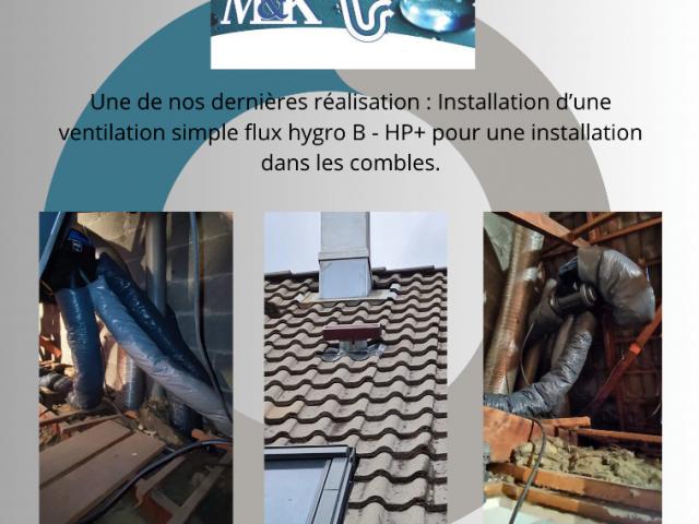 Installation d'un Système de VMC Simple Flux : Notre Dernière Réalisation
