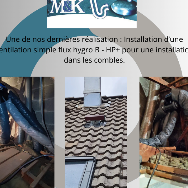 Installation d'un Système de VMC Simple Flux : Notre Dernière Réalisation