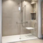 Cabine de douche pour personne âgée : prix, équipements et aides